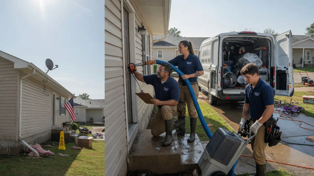 Ceiling Water Damage Restoration in Drumright, OK near me