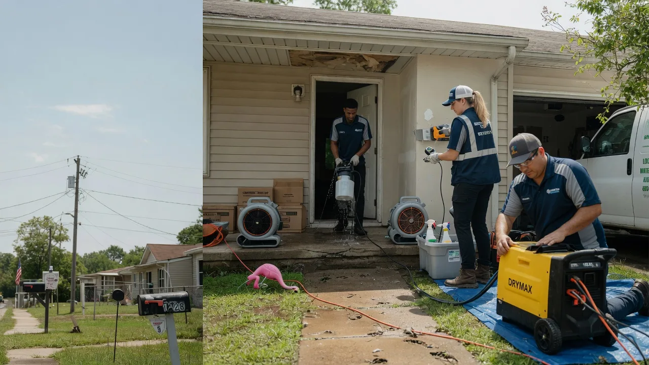 Storm Damage Water Removal in Drumright, OK near me